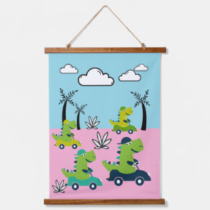 Little Kids Dinosaur Nursery Decor Hanging Tapestry