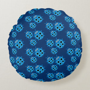 Little Kids ladybird Ladybug Round Pillow