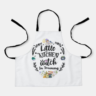 Little Kitchen Witch in Training Apron