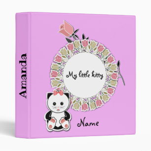 Little kitten , cat , kitten binder