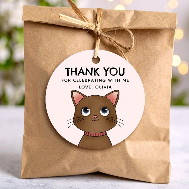 Little kitten thank you favour tags (Creator Uploaded)