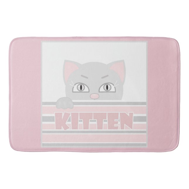 Little kitty bath mat (Front)