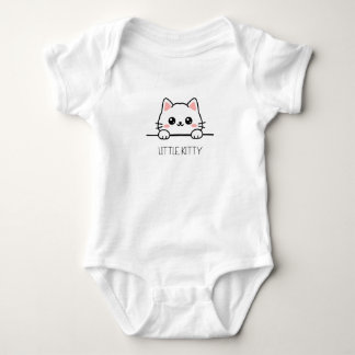 Little Kitty Cute Baby Design Bodysuit