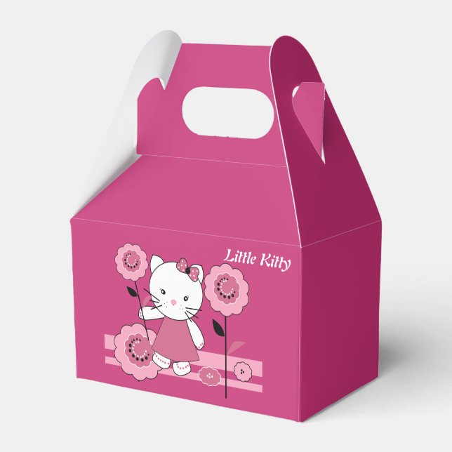 Little Kitty Favor Box (Front Side)