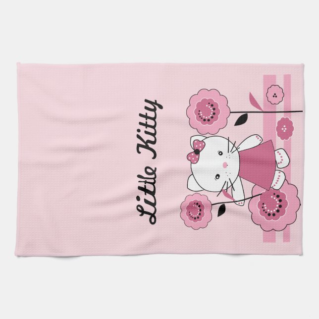 Little Kitty Kitchen Towel (Horizontal)