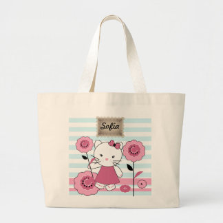 Little Kitty Large Tote Bag