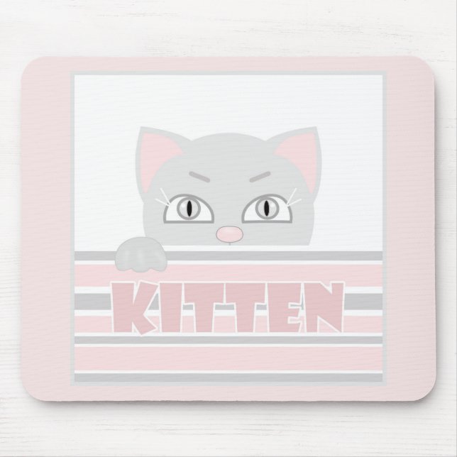 Little kitty mouse pad (Front)