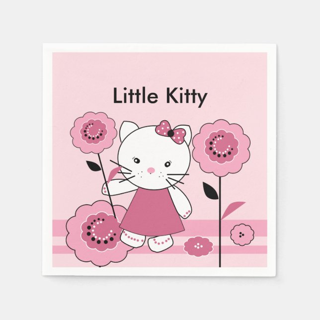 Little Kitty Napkin (Front)
