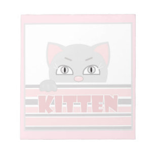 Little kitty notepad