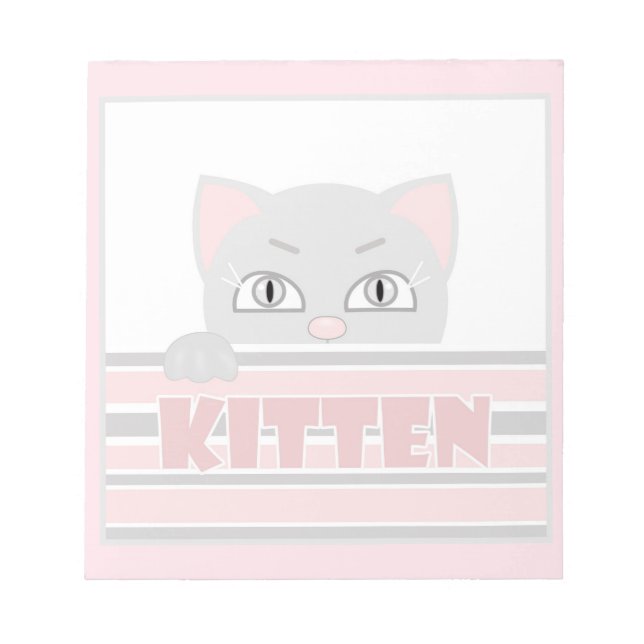 Little kitty notepad (Front)