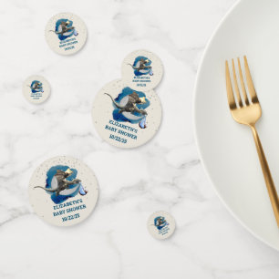  Little Knight Dragon Silver Star Baby Shower   Confetti