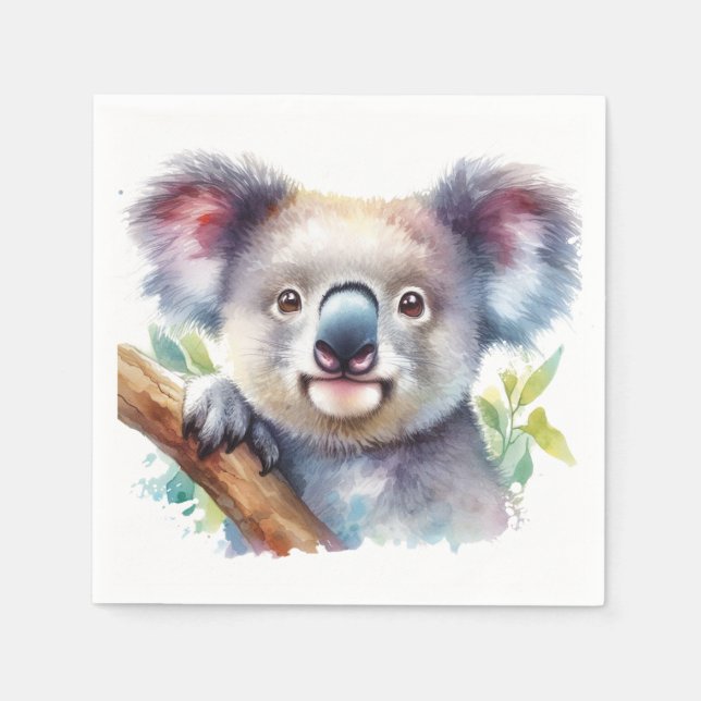  Little Koala Bear Australian Animal  Napkin (Front)