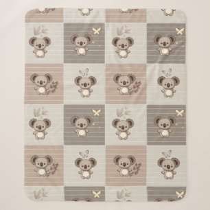 Little Koala Bliss Sherpa Blanket