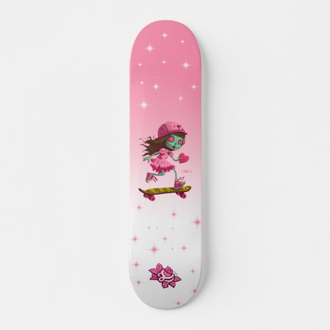Little L Zombie Girl Skateboard (Front)