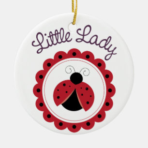 Little Lady Ceramic Ornament