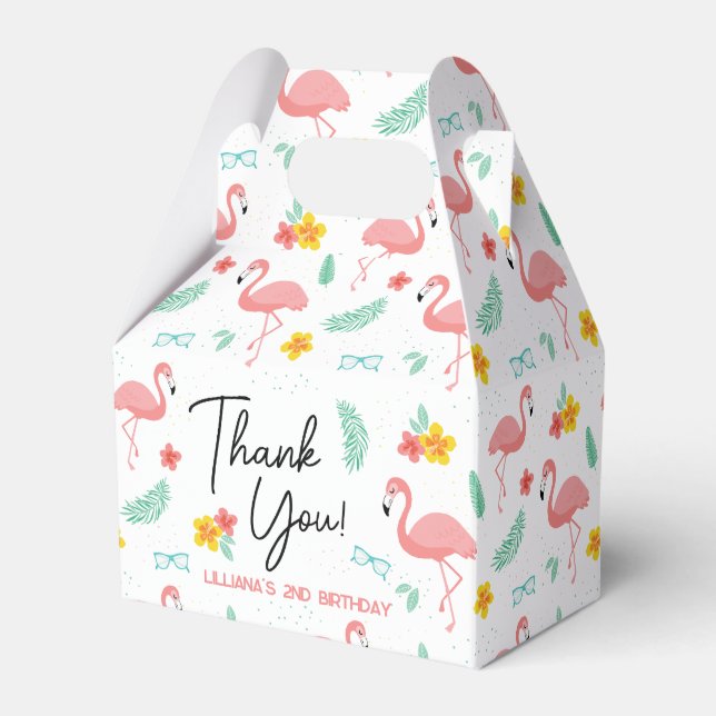 Little Lady Ladybug Birthday Party, Thank You Favor Box (Front Side)