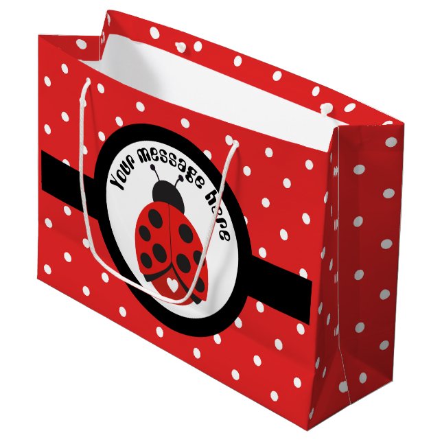 Little ladybug ajouter le sac de réception de mess (Devant Angle)