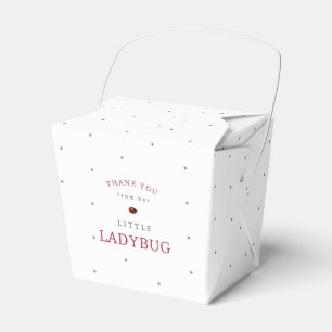 Little Ladybug Baby Shower  Favor Box