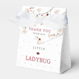 Little Ladybug Baby Shower  Favor Box