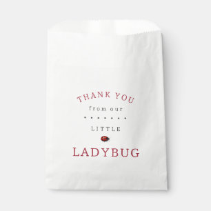 Little Ladybug Baby Shower Favour Bag