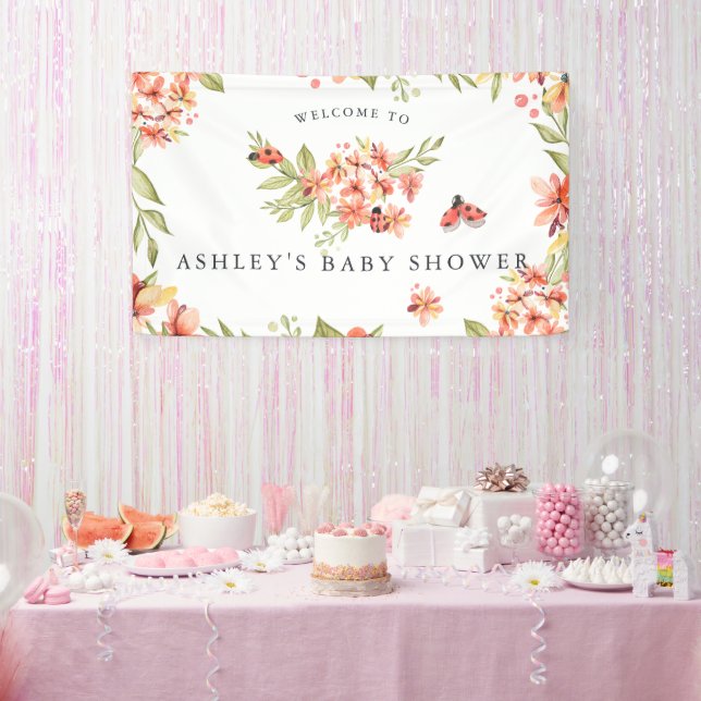 Little Ladybug | Bannière de bienvenue du Baby sho (Fête)