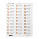 Little Ladybug | Floral Return Address Label