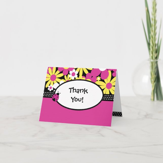 Little Ladybug Thank You Note (Devant)