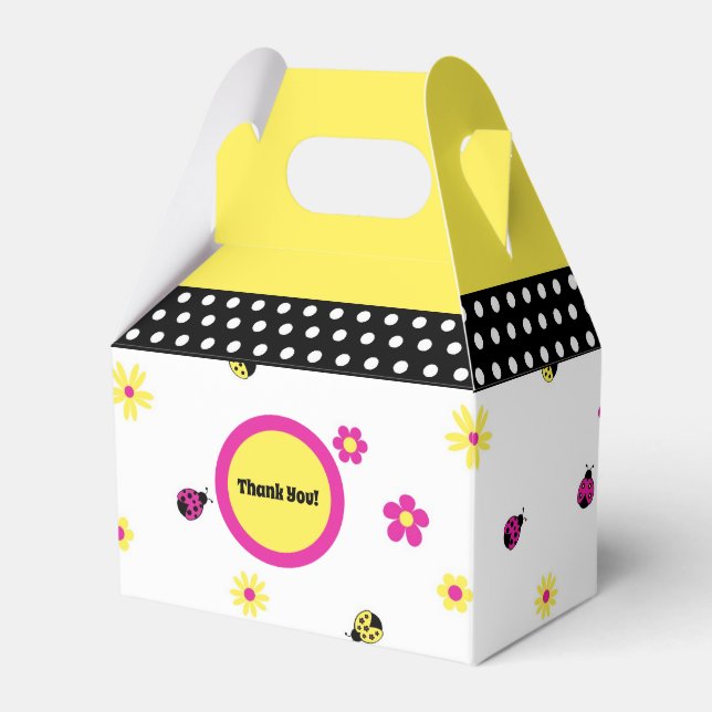 Little Ladybugs Party Favour Box (Front Side)