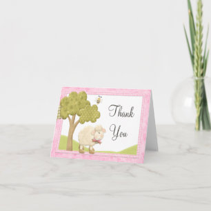 Little Lamb Carte de remerciements