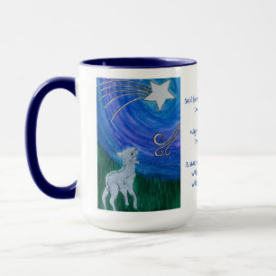 Little Lamb Christmas mug