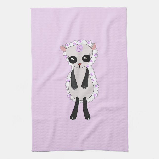 Little Lamb Kitchen Towel (Vertical)