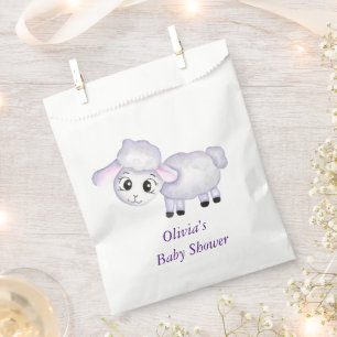 Little Lamb Sheep Baby Shower Birthday  Favour Bag