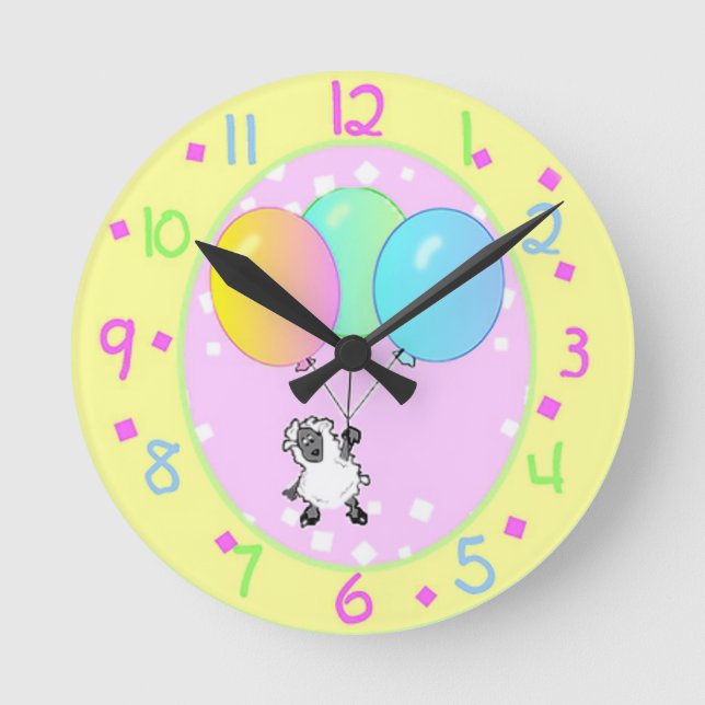 Little Lamb Wall clock (Front)