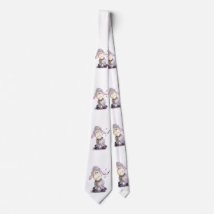 Little Lamb with Bell Cartoon Neck Tie