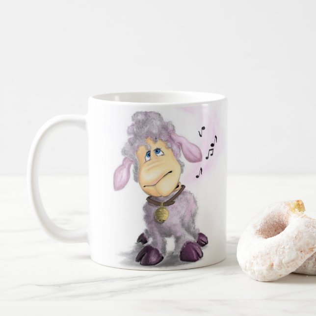 Little Lamb with Bell Mug (With Donut)