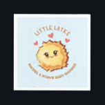 Little Latke Hanukkah Baby Shower  Napkin<br><div class="desc">Hanukkah Baby Shower for the new parents to be. Features a cute latke baby. Great for a girl or boy baby to be! All wording can be changed. To make more changes go to Personalize this template. On the bottom you’ll see “Want to customize this design even further? Click on...</div>
