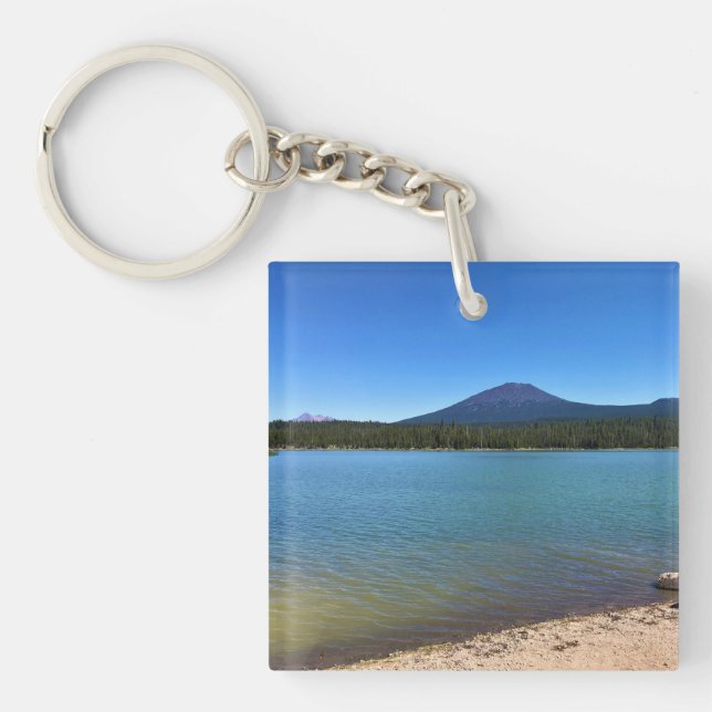 Little Lava Lake, OR Keychain (Front)