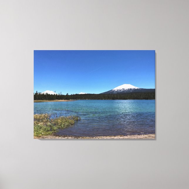 Little Lava Lake, Oregon Canvas Print (Front)
