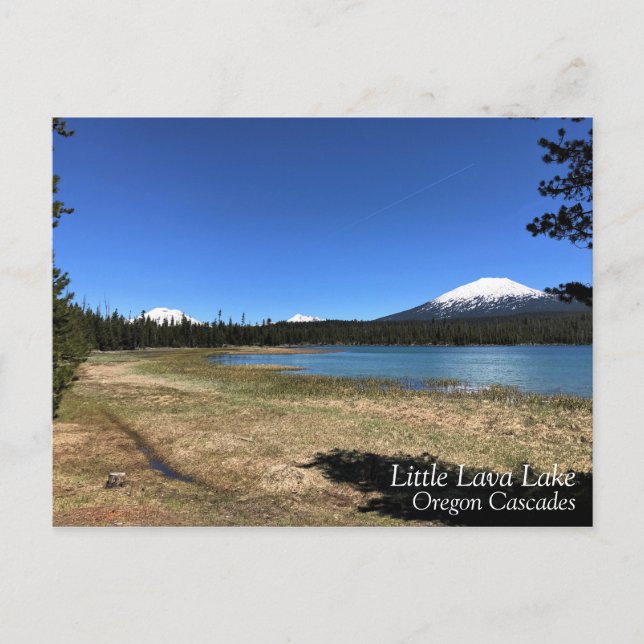 Little Lava Lake, Oregon Postcard (Front)