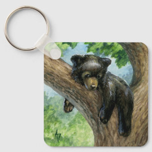 Little Lazy Bear Keychain