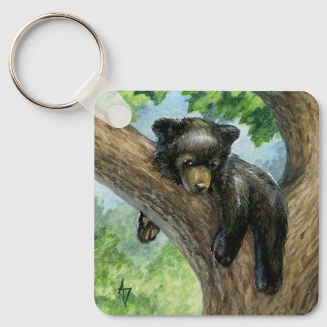 Little Lazy Bear Keychain (Front)
