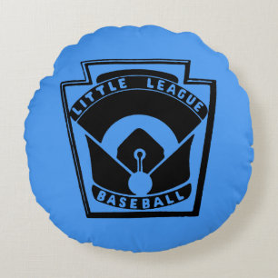 Little League Baseball Round Pillow