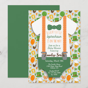Little Leprechaun Baby Shower Invitation