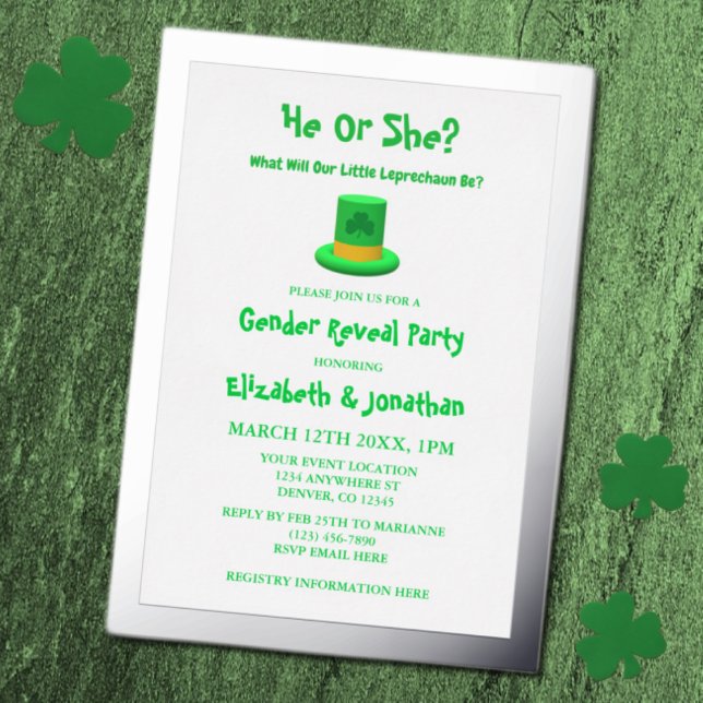 Little Leprechaun Gender Reveal (Creator Uploaded)