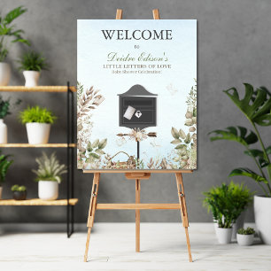 Little Letters OF Love Baby Shower Welcome Sign