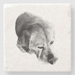 Little Lick, Big Personality Stone Coaster