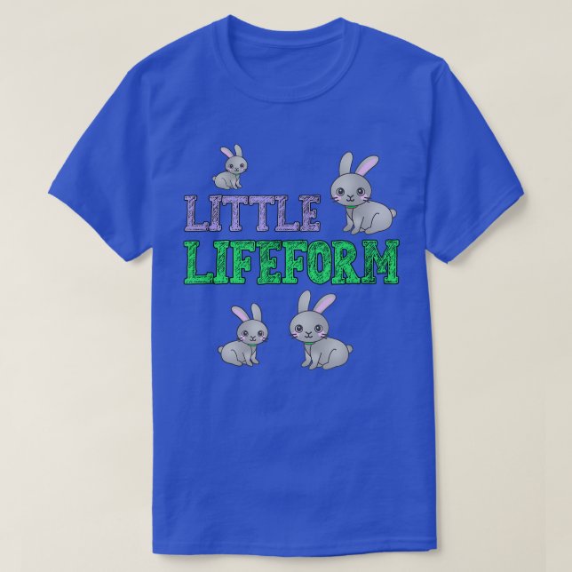 Little Lifeform Kids Bunny Rabbit Short People Chi T-Shirt (Design Front)