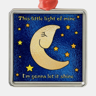 Little Light of Mine Metal Ornament