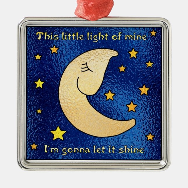 Little Light of Mine Metal Ornament (Front)