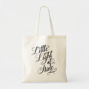 Little Light Of Mine Typography Tote Bag